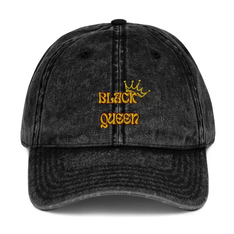 "Black Queen Vintage Hat"